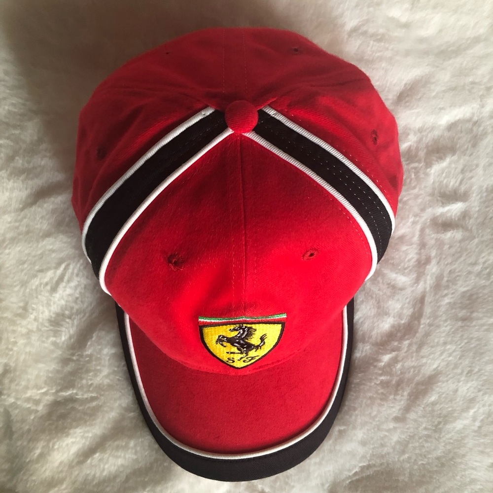 2000 Officially Licensed Scuderia Ferrari S.A. Embroidered Patch Cap Dad Hat New - Picture 6 of 14